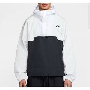 Nike Club Marina Anorak Jacket Men Sz XL Lightweight 1/4 Zip Windbreaker New C21